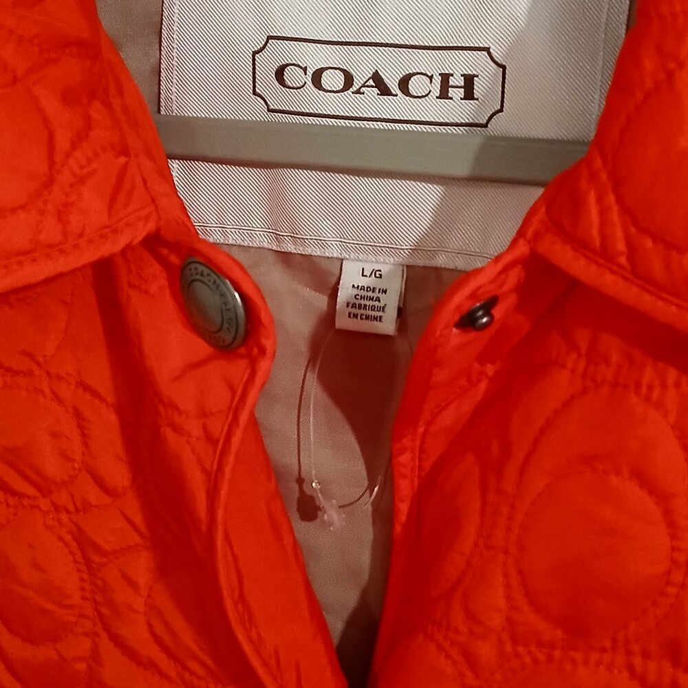 COACH quilted JACKET lightweight - image 2